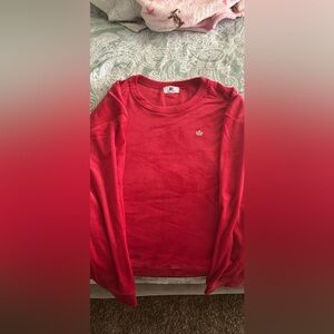 Juicy Couture red sweatshirt! Super fuzzy!